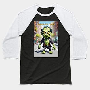 Monster Pets in Halloween shirt design Baseball T-Shirt